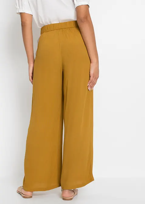 Wijde broek van soepele viscose, bonprix