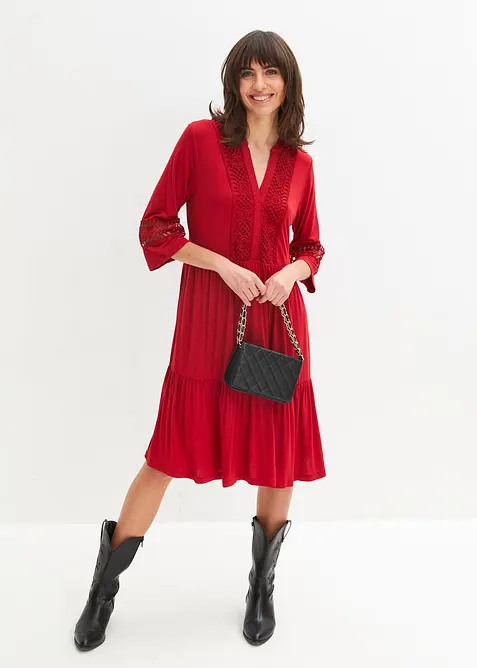 Tuniekjurk van zachte viscose, bonprix