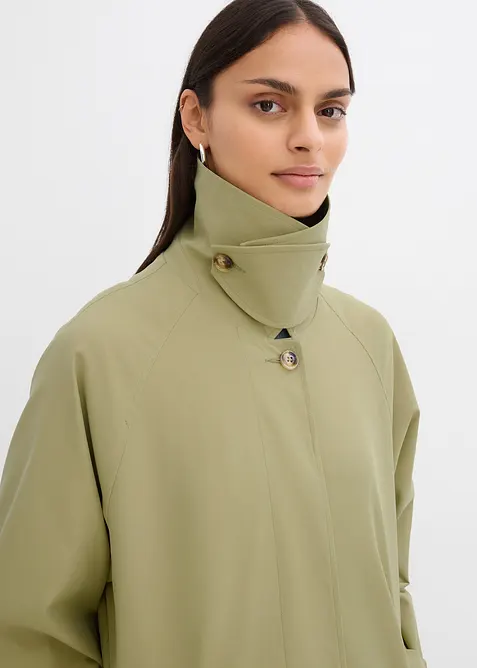 Trenchcoat met kleppen, bonprix