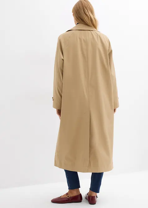 Trenchcoat met kleppen, bonprix