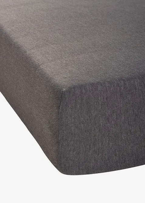 Hoeslaken in linnen look, bonprix