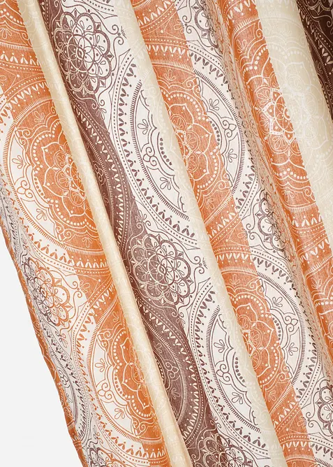 Gordijn met strepen van gerecycled polyester (1 stuk), bonprix