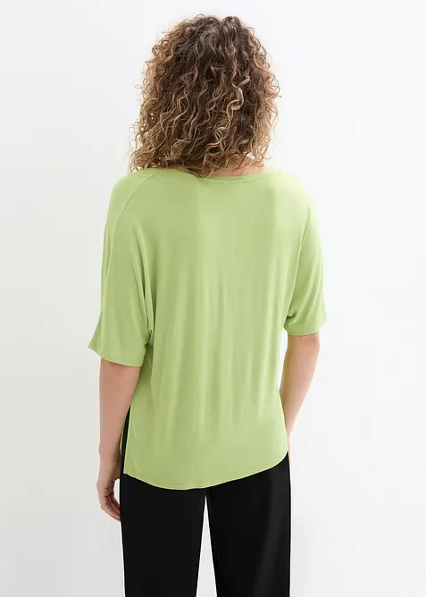 Longshirt in een fijne viscosemix, bonprix