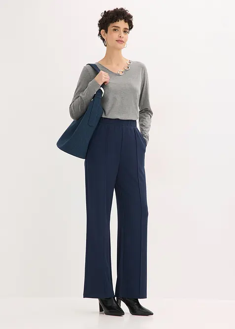 Longsleeve met eyelets, bonprix