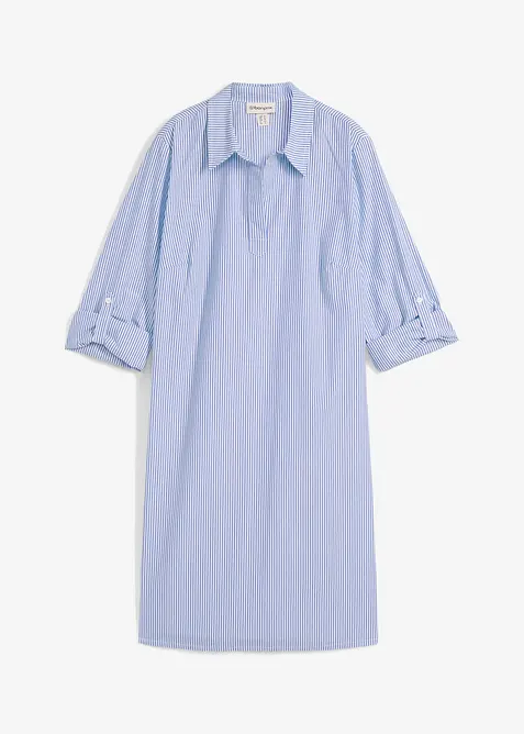 Overhemdjurk van puur katoen, bonprix