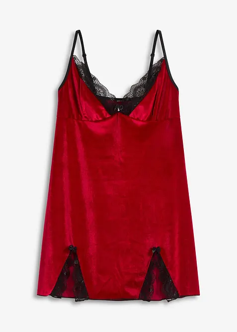 Fluwelen jurk, bonprix