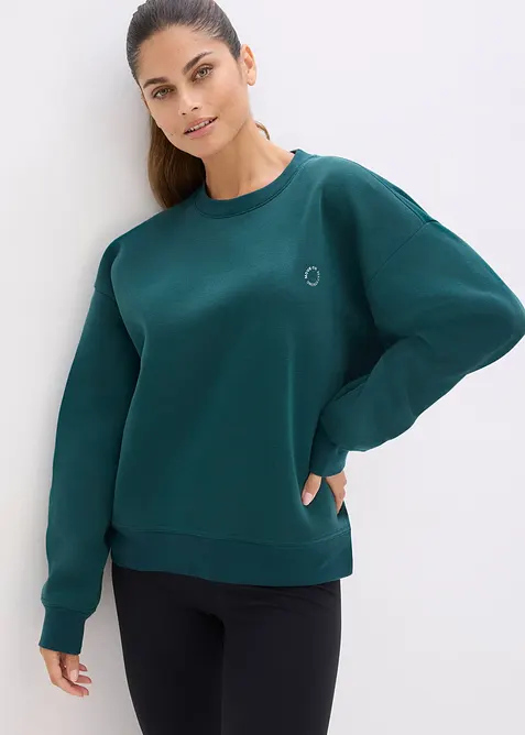 Oversized thermo sweater, sneldrogend, bonprix