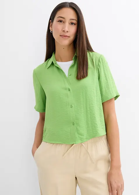 Boxy blouse van lichte cr&ecirc;pe, bonprix