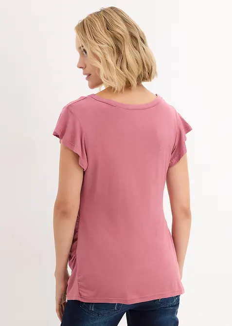 Zwangerschapsshirt / voedingsshirt met viscose, bonprix