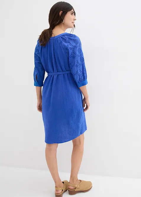 Mousseline zwangerschapsjurk van puur katoen, bonprix