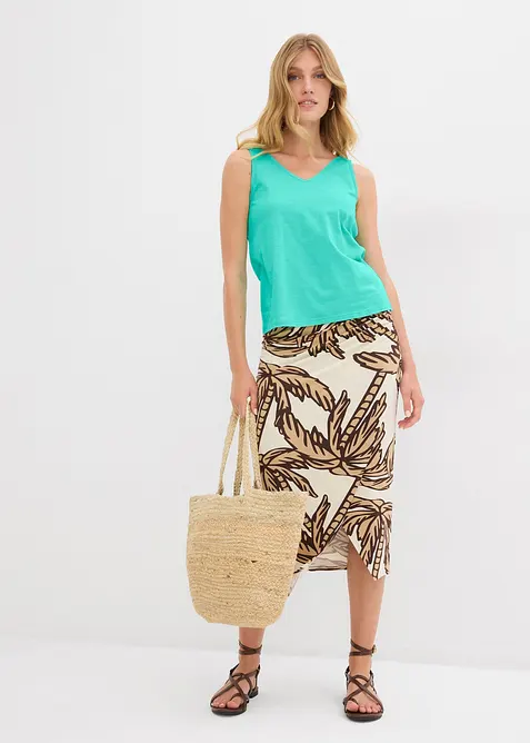 Tanktop van katoen (set van 2), bonprix