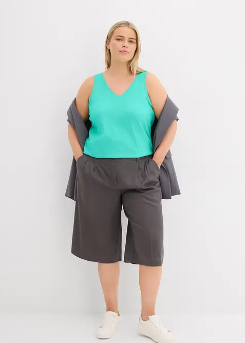 Tanktop van katoen (set van 2), bonprix