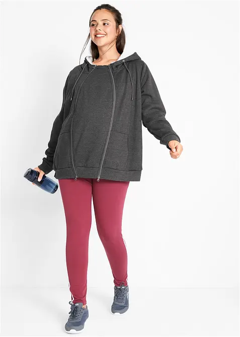 Zwangerschaps sweatvest / draagvest met zachte binnenkant, bonprix