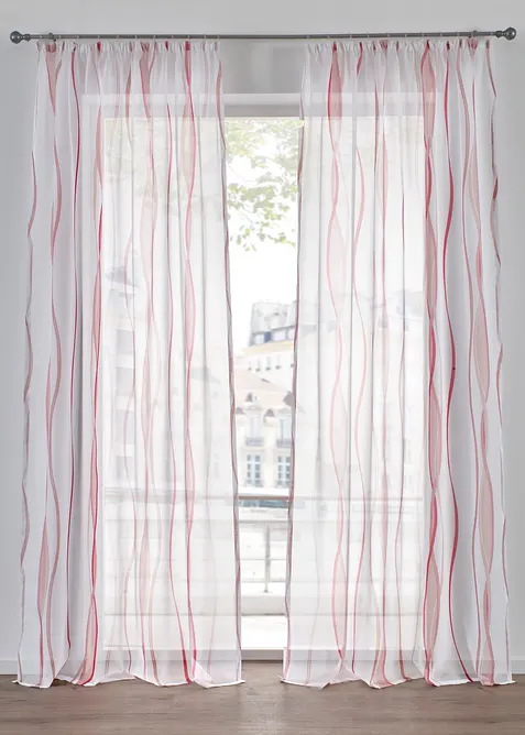 Gordijn met golfmotief (1 stuk), bonprix