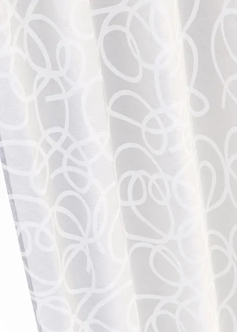 Gedessineerd gordijn met gerecycled polyester (1 stuk), bonprix