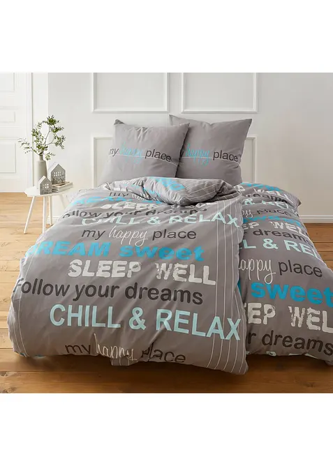 Linon dekbedovertrek, bonprix