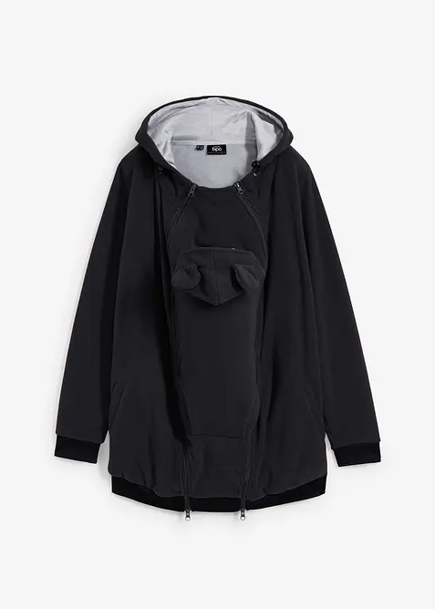 Fleece 2-in-1 zwangerschapsvest/draagvest, bonprix