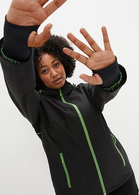 Waterdichte outdoor jas met reflecterende details, bonprix