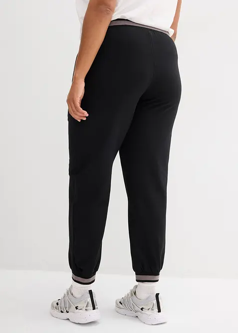 Sweatpants in een katoenmix (set van 2), bonprix