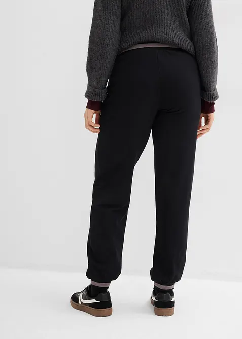 Sweatpants in een katoenmix (set van 2), bonprix