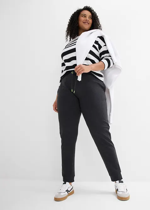 Joggingbroek met boordjes, bonprix