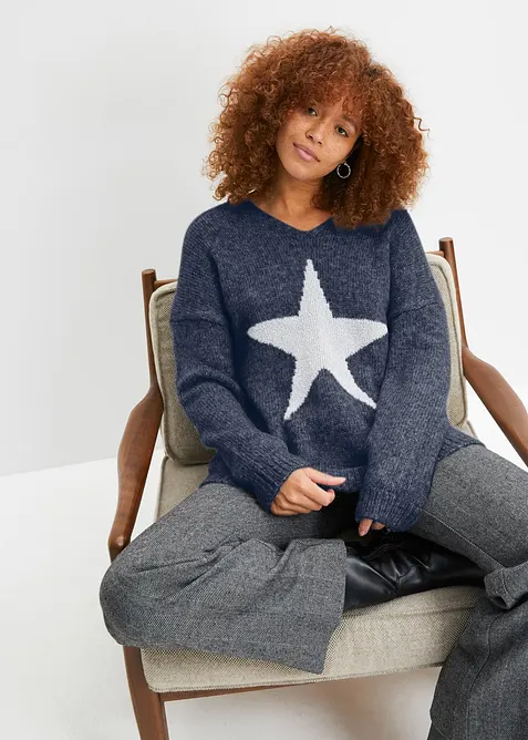 Trui met ster, bonprix