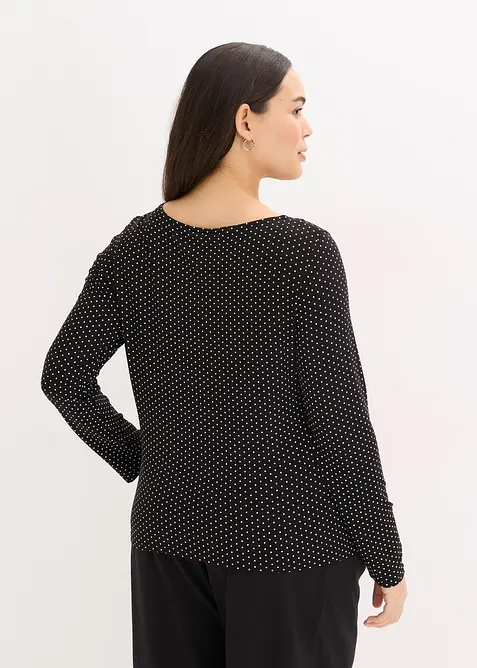 Shirt in een zachte viscosemix, bonprix