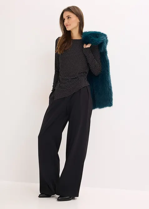 Shirt in een zachte viscosemix, bonprix