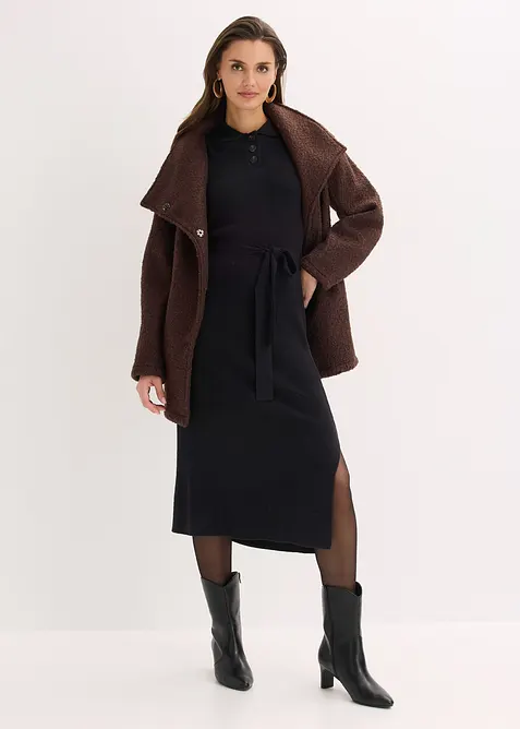 Gebreide jurk van een viscosemix, bonprix