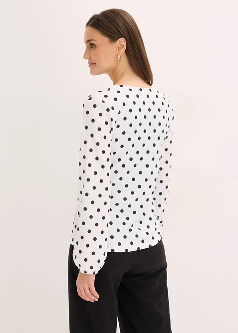 Gedessineerd shirt van gestructureerde jersey, bonprix