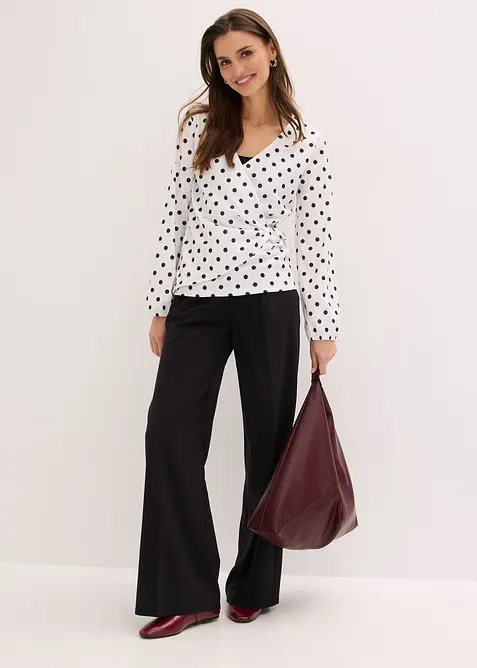 Gedessineerd shirt van gestructureerde jersey, bonprix