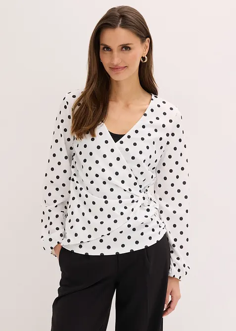 Gedessineerd shirt van gestructureerde jersey, bonprix