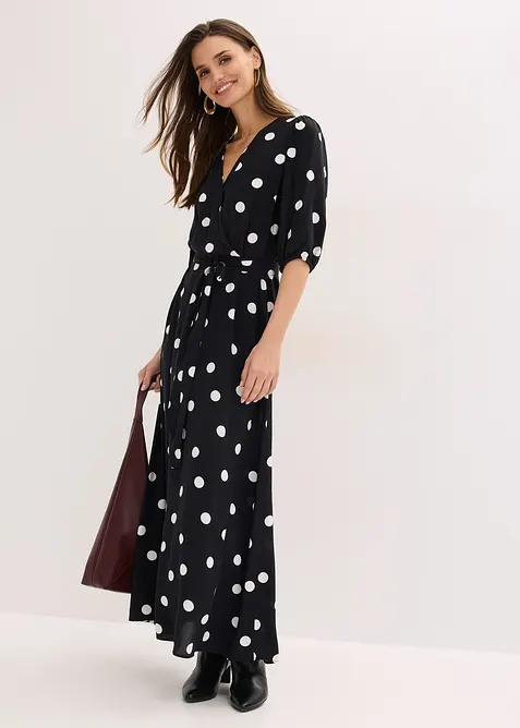 Maxi jurk van soepele viscose, bonprix