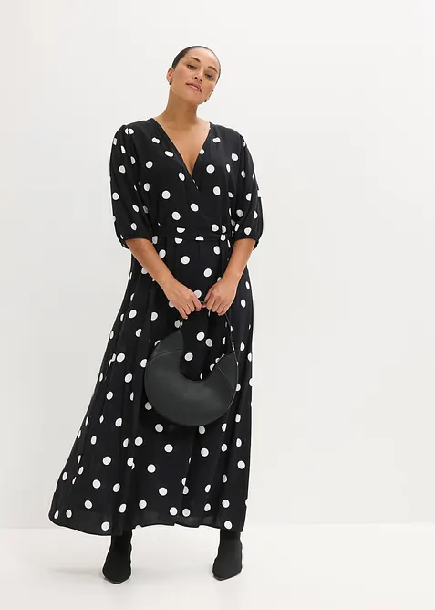 Maxi jurk van soepele viscose, bonprix