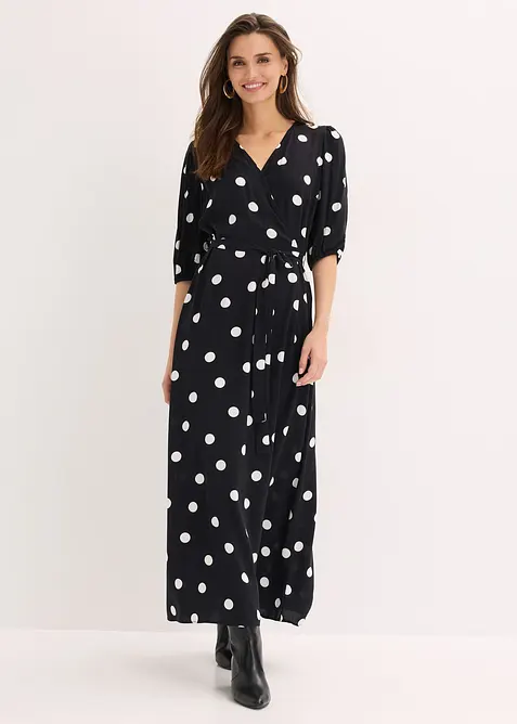 Maxi jurk van soepele viscose, bonprix