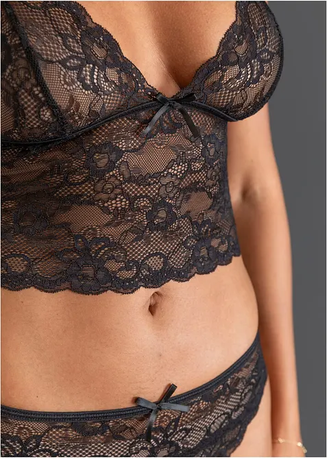 Bralette en string ouvert (2-dlg. set), bonprix