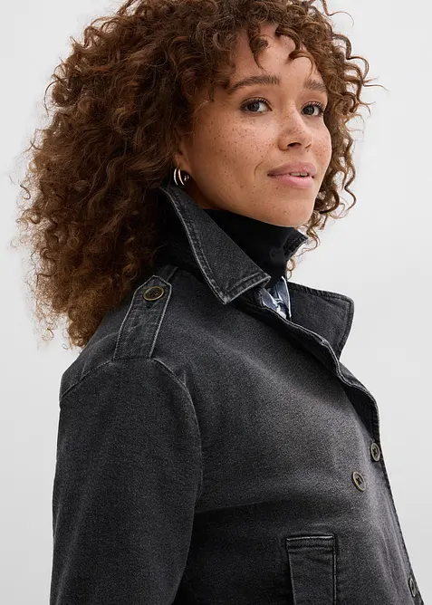 Spijkerjasje in trenchlook, bonprix