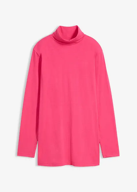 Shirt met col van biologisch katoen, bonprix