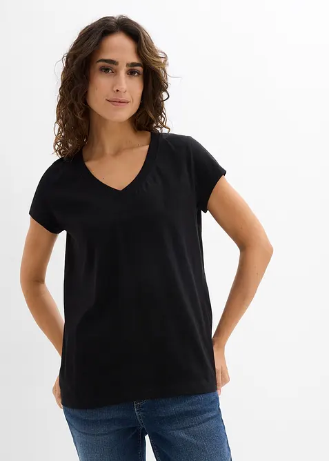 T-shirt van puur biologisch katoen ( set van 2), bonprix