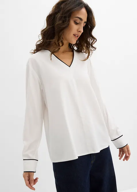 Tuniekblouse van soepele viscose, bonprix