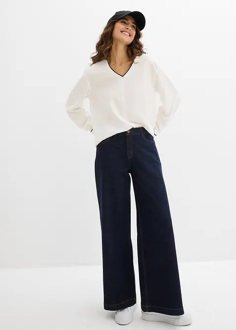 Tuniekblouse van soepele viscose, bonprix