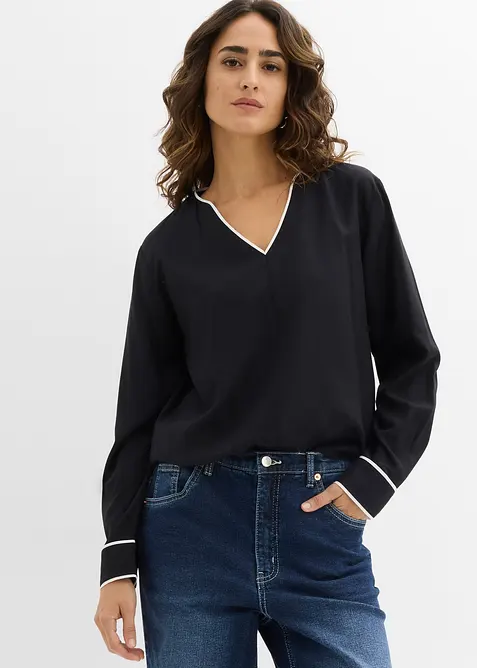 Tuniekblouse van soepele viscose, bonprix