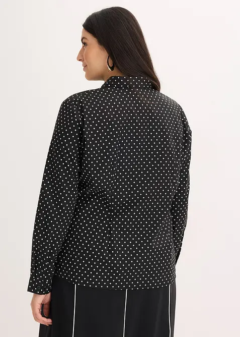 Overhemdblouses met katoen (set van 2), bonprix