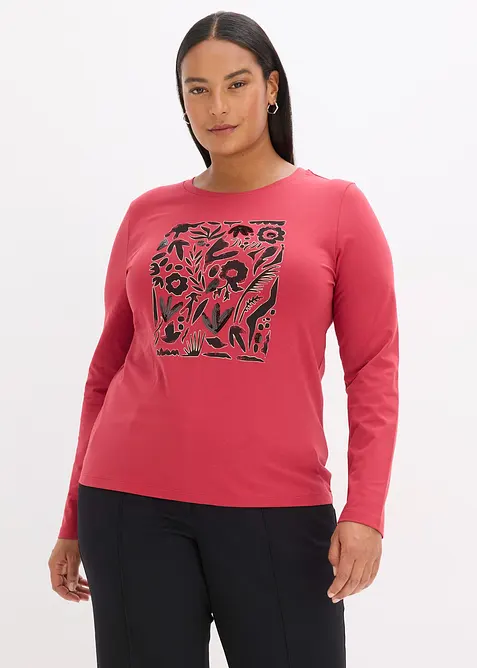 Longsleeve met biologisch katoen, bonprix