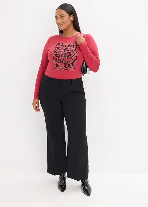 Longsleeve met biologisch katoen, bonprix