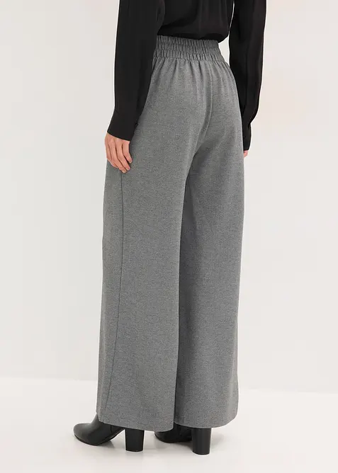 Jersey broek met decoratieve tailleband, bonprix