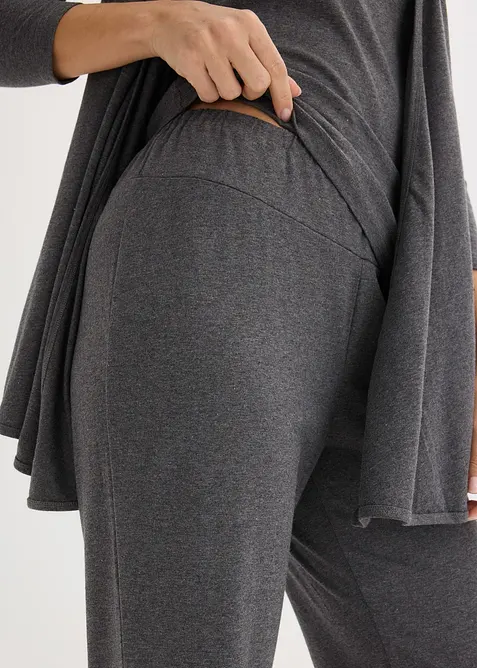 Loungewear huispak met viscose (3-dlg. set), bonprix