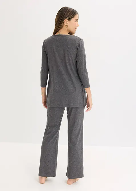Loungewear huispak met viscose (3-dlg. set), bonprix