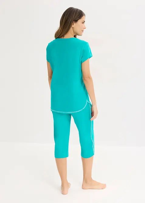 Capri pyjama van biologisch katoen, bonprix