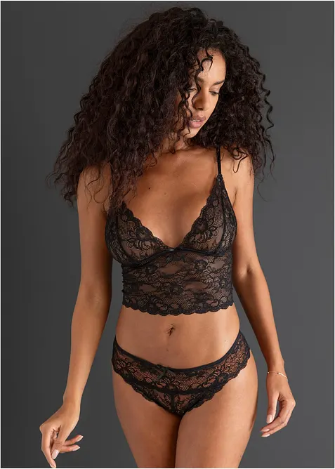 Bralette en string ouvert (2-dlg. set), bonprix